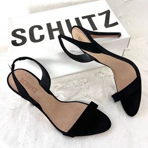 Schutz Luriane Sandal 8.5 Black